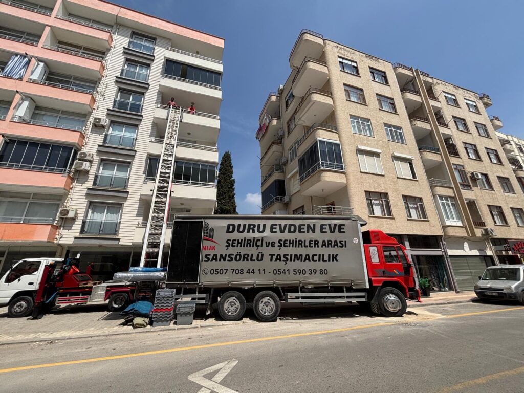 Duru Evden Eve Nakliyat Mersin asansörlü taşıma ve nakliye görseli 5