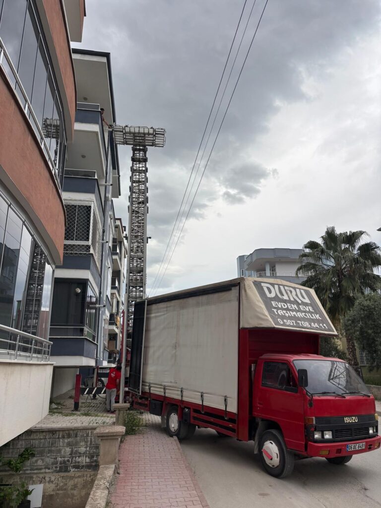 Duru Evden Eve Nakliyat Mersin asansörlü taşıma ve nakliye görseli 22